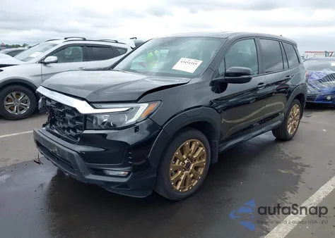 2022 Honda Passport 2Wd Ex-L from USA, damaged, VIN 5FNYF7H52NB001282